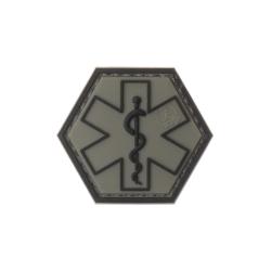 JTG Paramedic Hexagon Rubber Patch Ranger Green - R&eacute;f: 10866220200