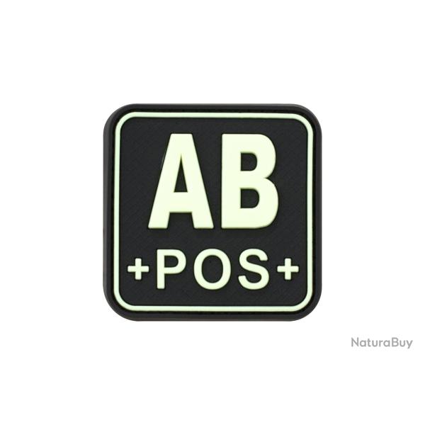 JTG Bloodtype Square Rubber Patch AB Pos Forest - R�f: 10345821400
