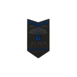 JTG Alien Invasion Tactical Unit Rubber Patch Blue - R&eacute;f: 10767770000