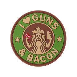 JTG Guns and Bacon Rubber Patch Multicolor - R&eacute;f: 10473350000