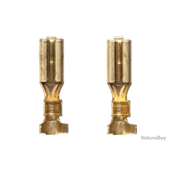 Jefftron Faston Female Motor Connectors 2.8mm 2pcs - R�f: 12270500000