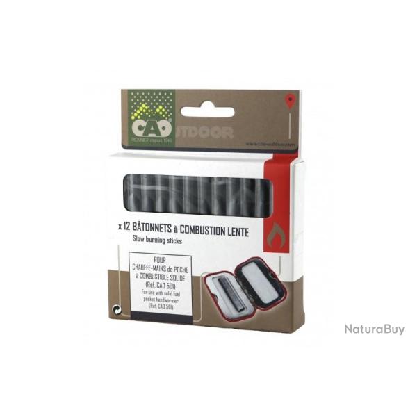 B�TONNETS A COMBUSTION LENTE pour chauffe-mains de poche CAO Outdoor