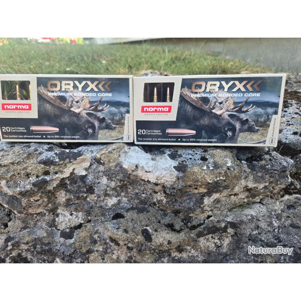 2 boites de balles Norma Oryx 270 WSM