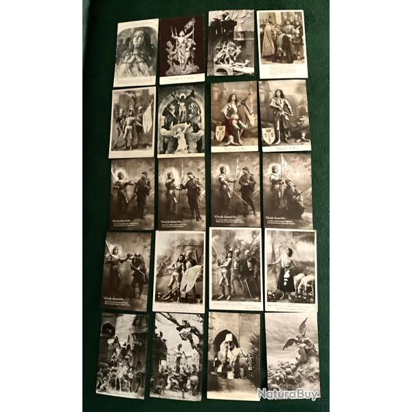 Lot de 20 cartes postales anciennes Jeanne d'Arc d�but XX �me