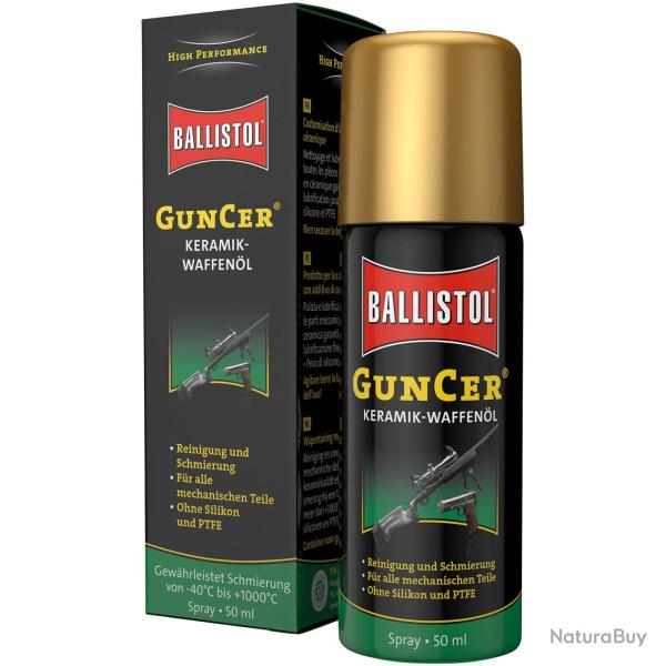 Huile pour arme en bombe GunCer (Mod�le: Spray 50 ml)
