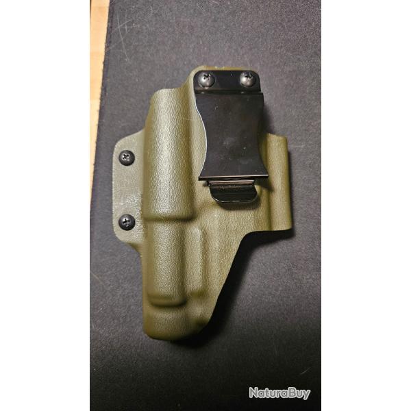 Holster Kydex IWB Sig P320 FS + Optique + Lampe
