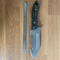 couteau lame fixe + etuis