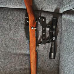 Carcano TS91 Sniper Cal.6,5x52mm (EXTR&Ecirc;MEMENT RARE) en tr&egrave;s bon &eacute;tat