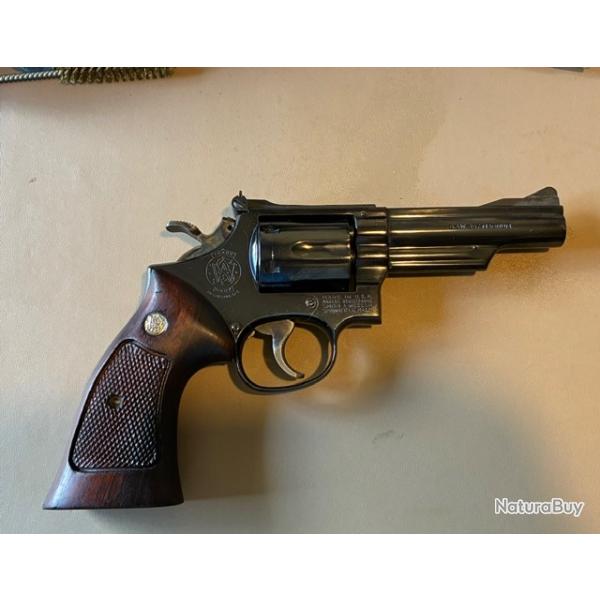revolver Smith & Wesson model 19-4 , cal 357 magnum, canon 4 pouces