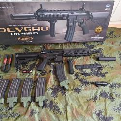 Tokyo Marui HK416D DEVGRU Next Gen (NGRS) + Pack complet d'accessoires