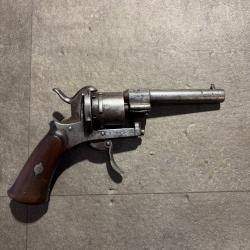 ENCHERES 1� - REVOLVER A BROCHE TYPE LEFAUCHEUX - 7MM A BROCHE - CAT D