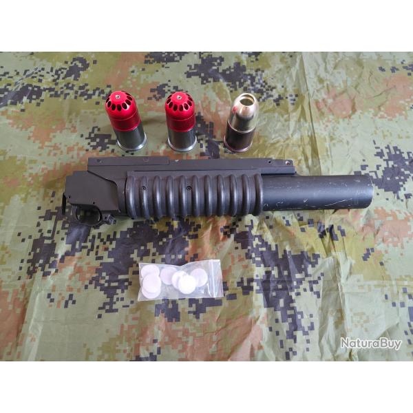 Lance-grenades M203 Airsoft (40mm) + 3 Grenades � gaz