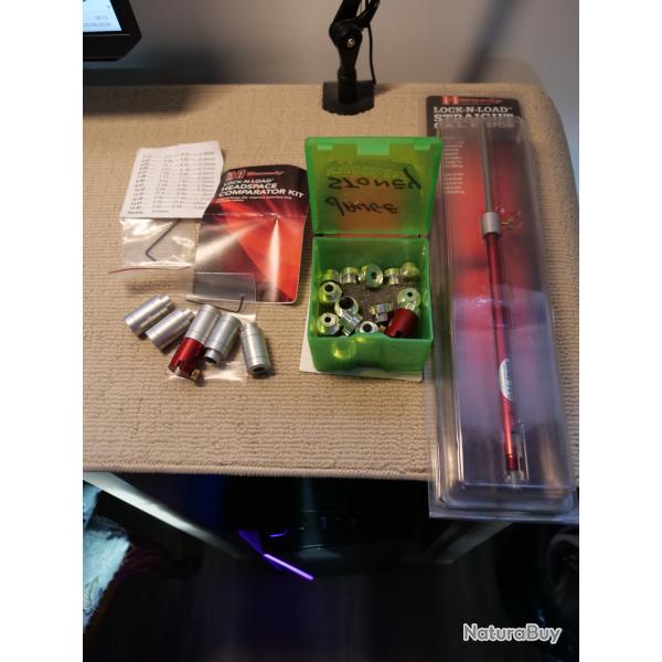 HORNADY JAUGE OAL ET HEADSPACE GAUGE.