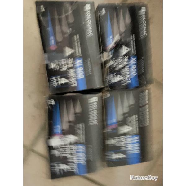 Lot de 4 bo�te de cartouche