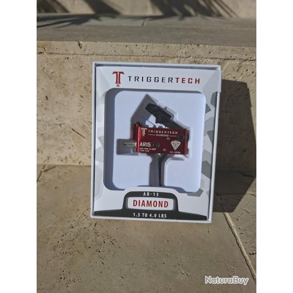 D�tente TRIGGERTECH DIAMOND AR15 - 2 Stages - Flat