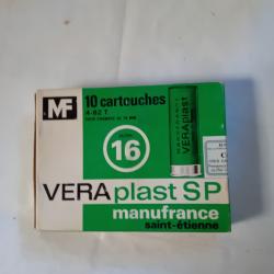 Bo&icirc;te de10 cartouches anciennes VERAPLAST SP  cal 16