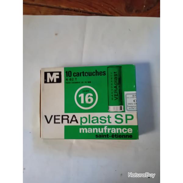 Bo�te de10 cartouches anciennes VERAPLAST SP  cal 16
