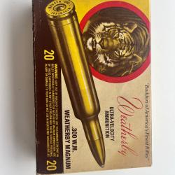 12 Balles 300 Weatherby Magnum