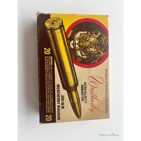 12 Balles 300 Weatherby Magnum