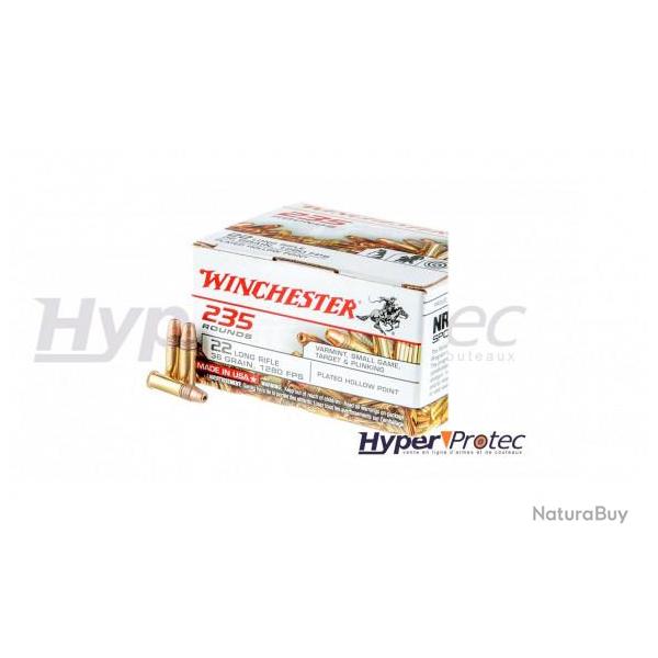 Munition 22LR Winchester 235 Rounds Hollow Point
