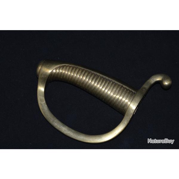 MONTURE SABRE BRIQUET -EMPIRE-MONARCHIE-SECOND EMPIRE-NAPOLEON-GUERRE 1870/1871