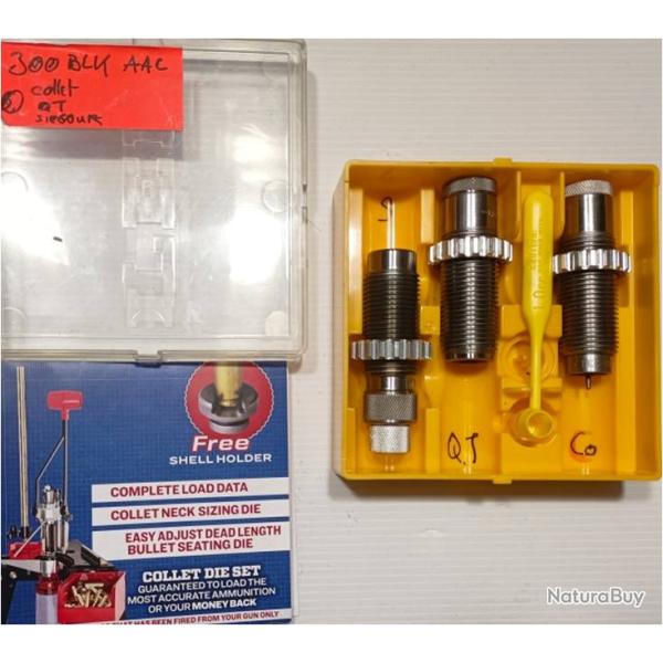 outils LEE NECK SIZING DIES/ COLLET pour calibre 300 BLACKOUT/AAC