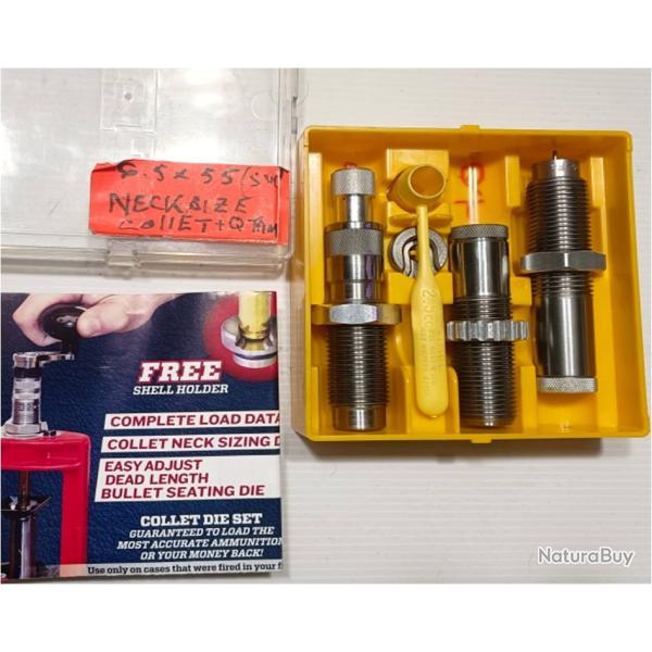 outils LEE NECK SIZING DIES/ COLLET pour calibre 6.5x55 su�dois