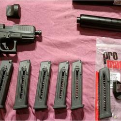 Glock 44 22lr canon filet&eacute;