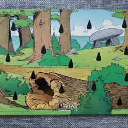 Support pour collection de Pin's Ast&eacute;rix et Ob&eacute;lix neuf