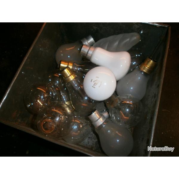 Lot 15 ampoules � filament � baionette