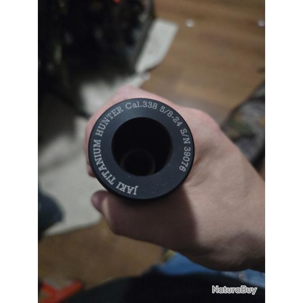 Silencieux jaki sniper Titanium .338 (5/8 x 24)