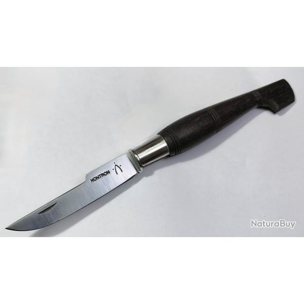 COUTEAU NONTRON � VIROLE MOD�LE SABOT BOIS D'�B�NE