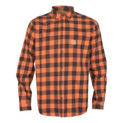 Chemise H&auml;rkila Scandinavian L/S Mandarin check 2XL