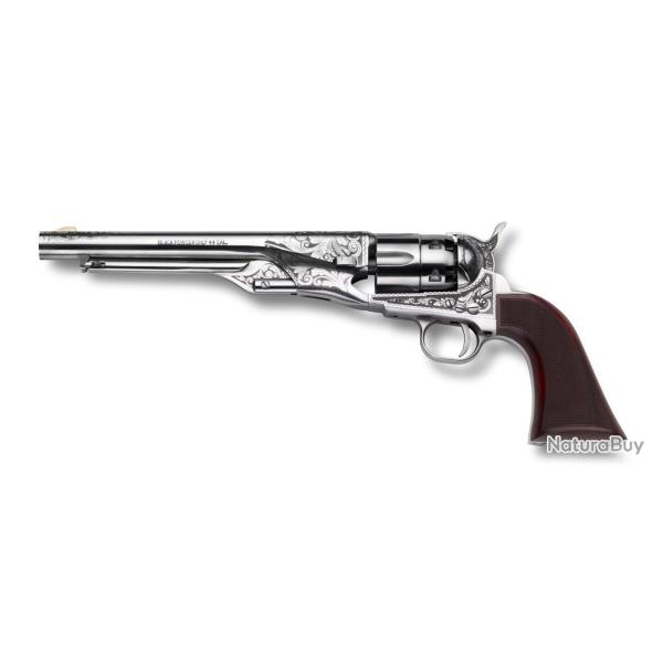 R�plique 1860 Army acier grav� quadrill� cal 44 PN