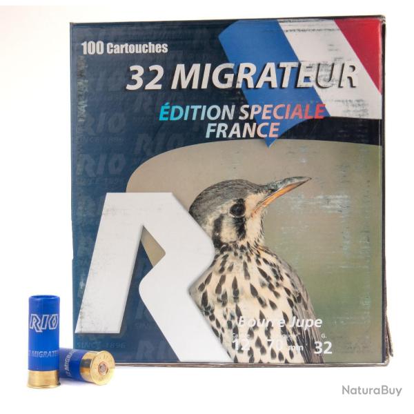 Cartouches 12/70 Pack Migrateur 32 BJ PB 7.5 X100