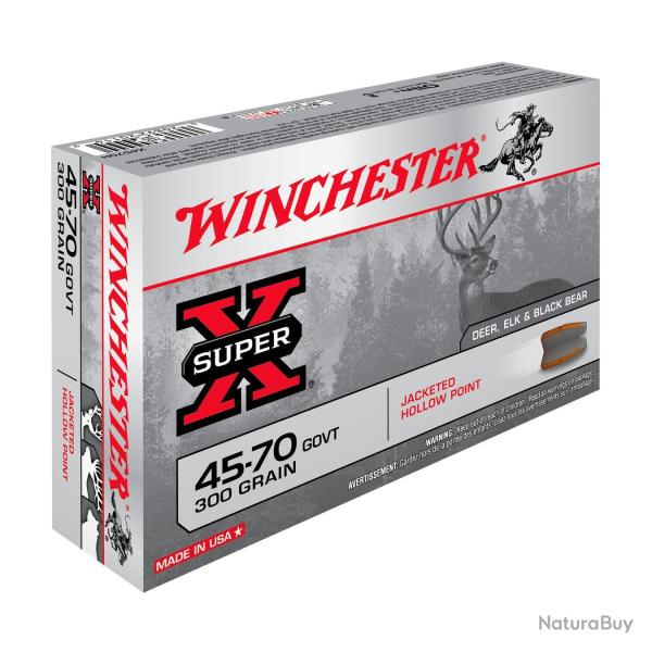 Balles 45-70 Government Super-X JHP 300gr x20