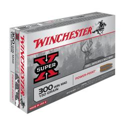 Balles 300WM Super X Power Point 150gr x20
