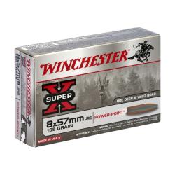 Balles 8x57 JRS Super X Power Point 195gr x20