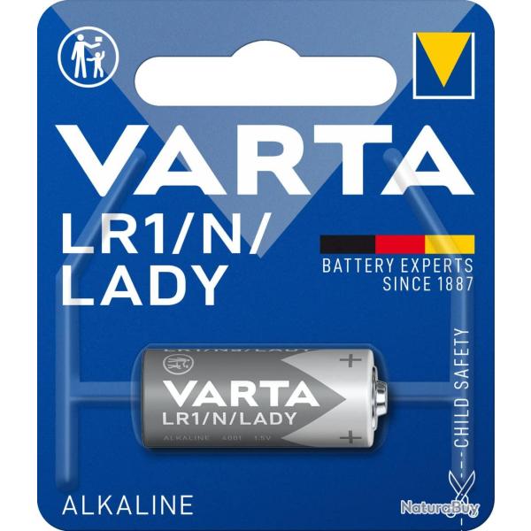 Pile alcaline LR1 blister x1