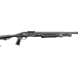 OFFRE TIR Fusil &agrave; pompe Rossi SR-12 black Canon ray&eacute; 61cm - Cal. 12/76