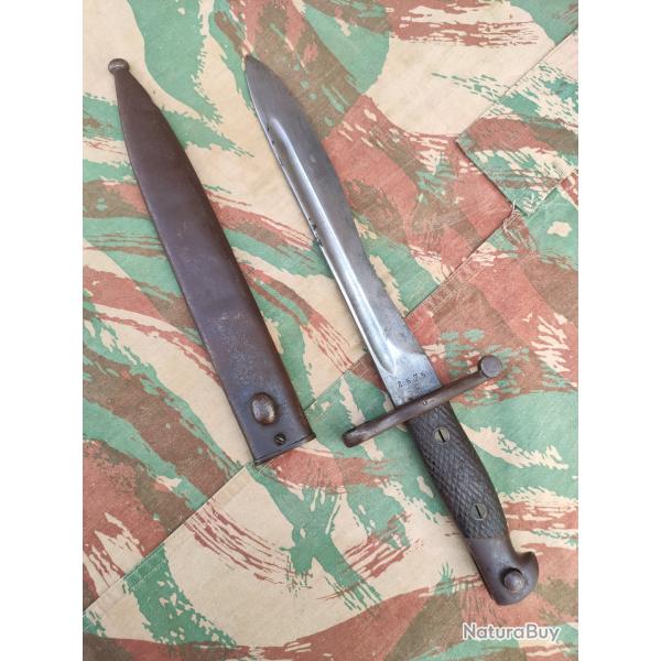 Ba�onnette espagnole mod�le 1941 dite "bolo" pour fusil Mauser Espagne Franco Espa�a 1
