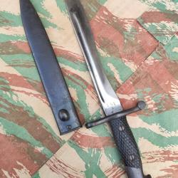 Ba&iuml;onnette espagnole mod&egrave;le 1941 dite "bolo" pour fusil Mauser Espagne Franco Espa&ntilde;a 2