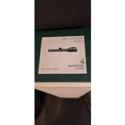 Swarovski Z6i 2&egrave;me g&eacute;n&eacute;ration 1-6x24 Rail SR R&eacute;ticule lumineux LD I + montage Blaser d'origine