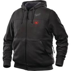 Sweat shirt chauffant &agrave; capuche, Milwaukee XXL Gris