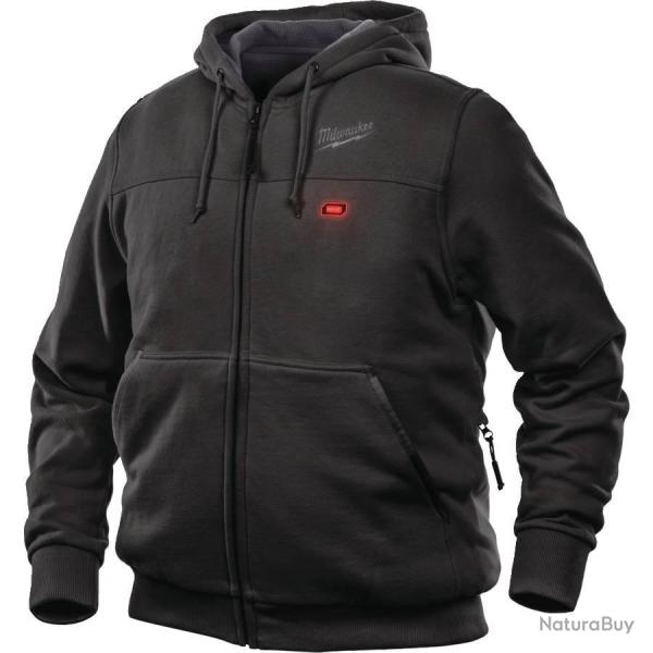 Sweat shirt chauffant � capuche, Milwaukee XXL Gris