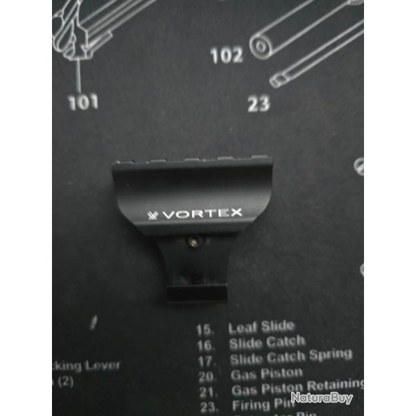 Montage Vortex rail picatinny 45�