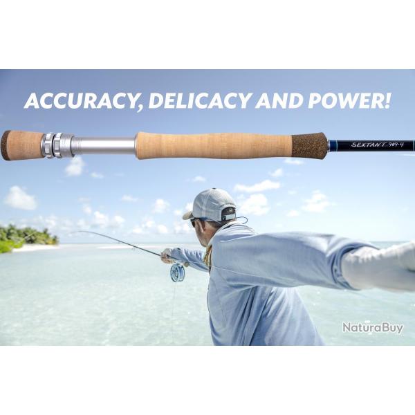 Thomas & Thomas Sextant Fly Rod - Titanium Guides 9 p soie de 11