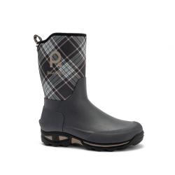 Demi botte CLEAN GARDEN PLAID Gris