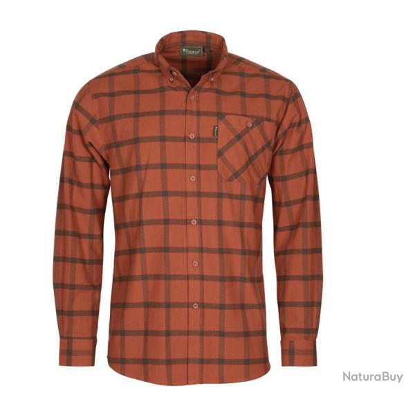 Destockage - Chemise Pinewood Varnamo Flannel  coloris : 806 Terracotta/SuedeBr