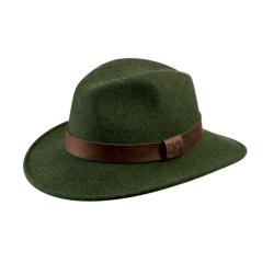 Chapeau Feutre Loden Vert Alcantara Riserva - chapeau loden XL